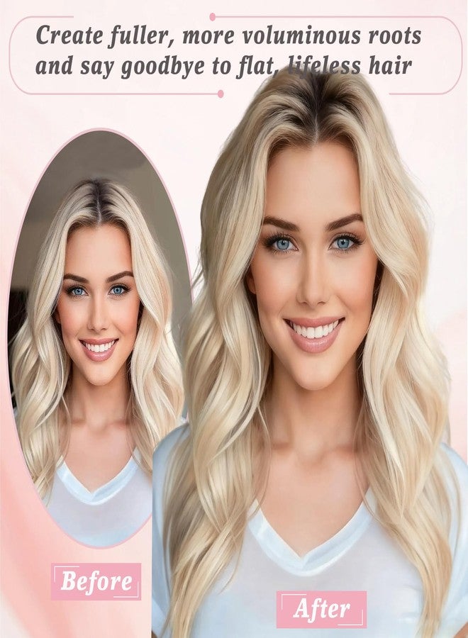 Foaryoer Hair Volume Clip,4 Pcs Volumizing Hair Clips for Women,Root Lifting Volume Booster Tool for Fluffy Bangs,No Crease Hair Root Lifting Clips for Natural (Pink) - Image 4